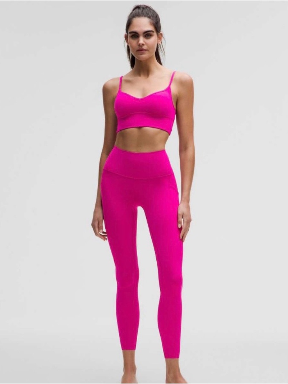 NWT Lululemon Align HR 25” Leggings with Pockets in Ripened Raspberry